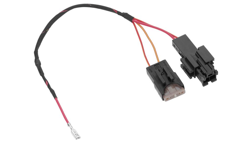 Mercedes ster verlicht, kabelset, Y-kabel, E-Klasse/ C-Klasse/ CLS, zwart, rood, A2078200204