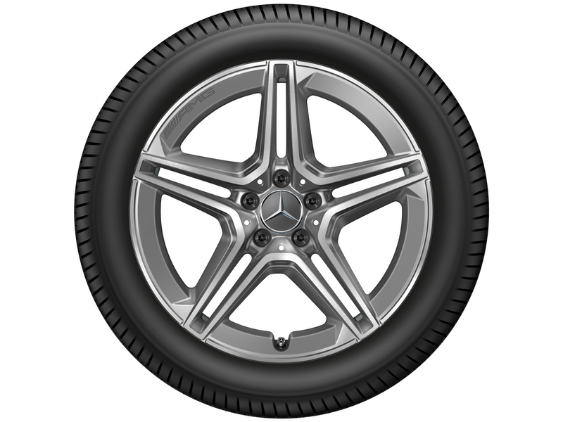 AMG 5-dubbelspaaks velg gepolijst tantaalgrijs, Bridgestone, Blizzak LM001 MO, 235/50 R19 99H, winter, Q440141911370G12020