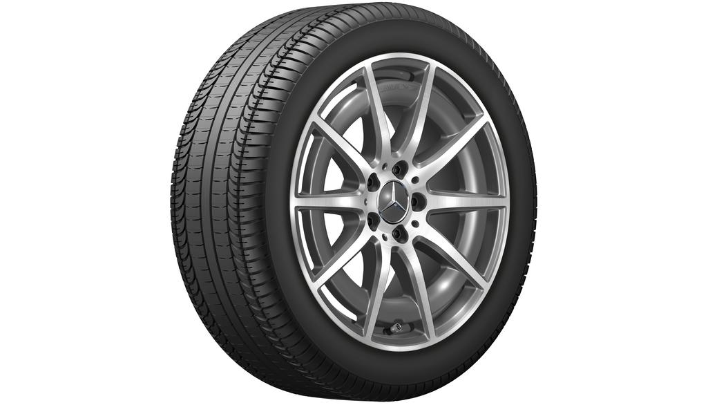 AMG 10-spaaks velg, tantaalgrijs, Michelin Pilot Alpin 5 MO1, 235/45 R18 98V XL, winter, Q440141513370