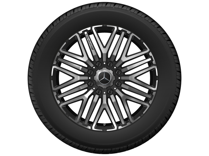 AMG-gesmede velg in kruisspaakdesign, 55,9 cm (22 inch), hoogglans, G-Klasse, 325/55 R22/, matzwart, A46340140007X36