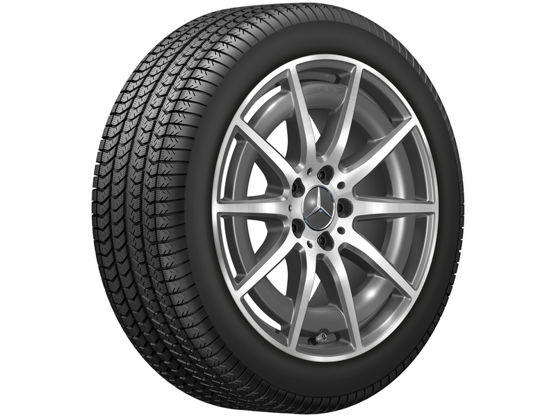 AMG 10-spaaks velg, tantaalgrijs, Michelin Pilot Alpin 5 MO1, 235/45 R18 98V XL, winter, Q440141513390