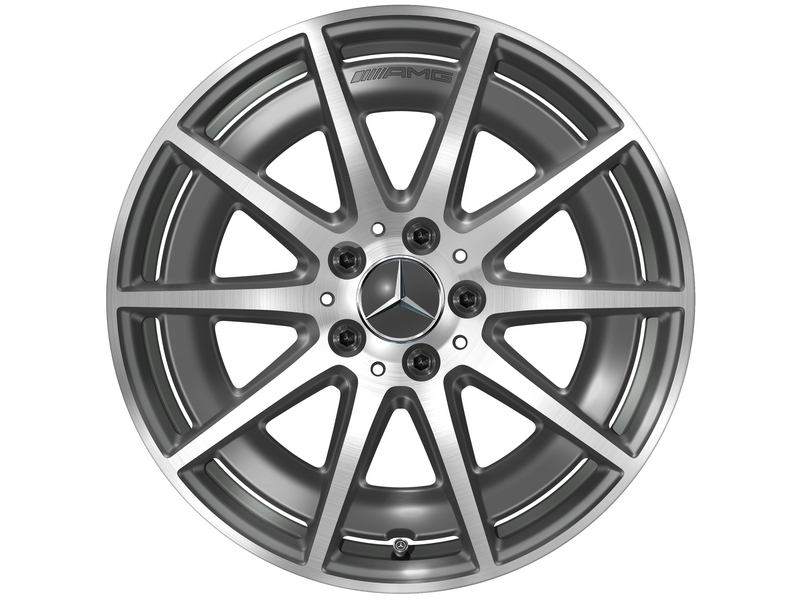 AMG 10-spaaks velg, tantaalgrijs, Michelin Pilot Alpin 5 MO1, 235/45 R18 98V XL, winter, Q440141513390