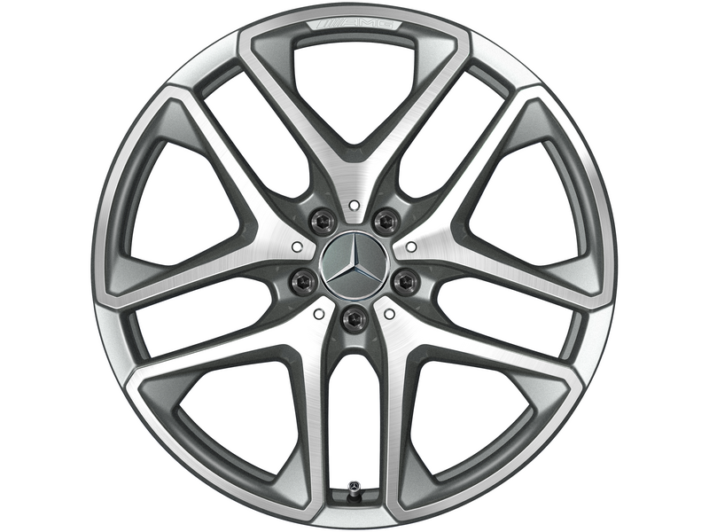 AMG 5-dubbelspaaks velg, titaangrijs, Michelin Pilot Alpin 5 SUV MO1, 295/40 R20 110V XL, winter, Q440301510570G2