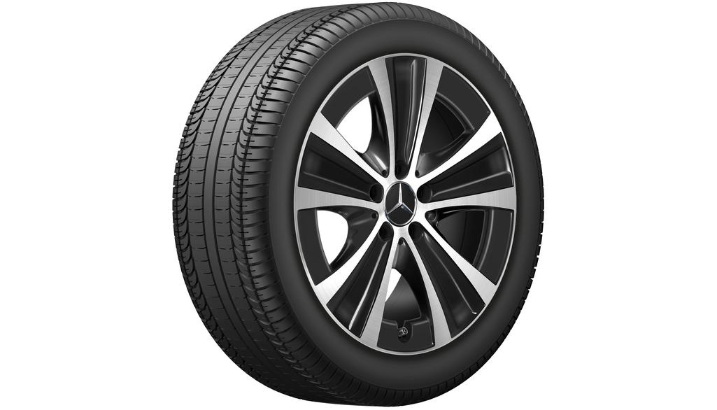 5-spaaks velg, glanzend zwart, Pirelli, W SottoZero 3 MO, 245/45 R18 100V XL, Winter, SALEQ440141713680G1