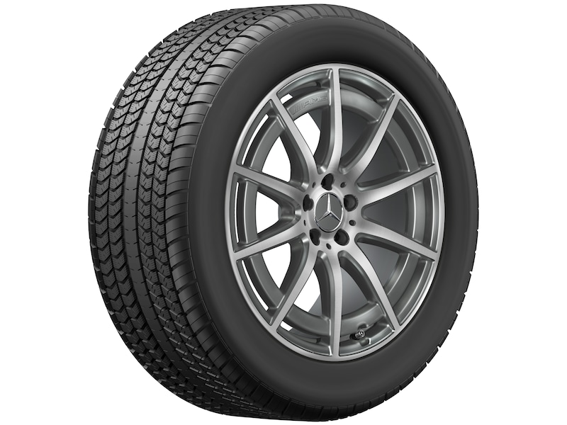 AMG 10-spaaks velg, tantalongrijs glansgedraaid, Michelin, Pilot Alpin PA4 MO, 295/35 R19 104V XL, winter, Q440141512670G2