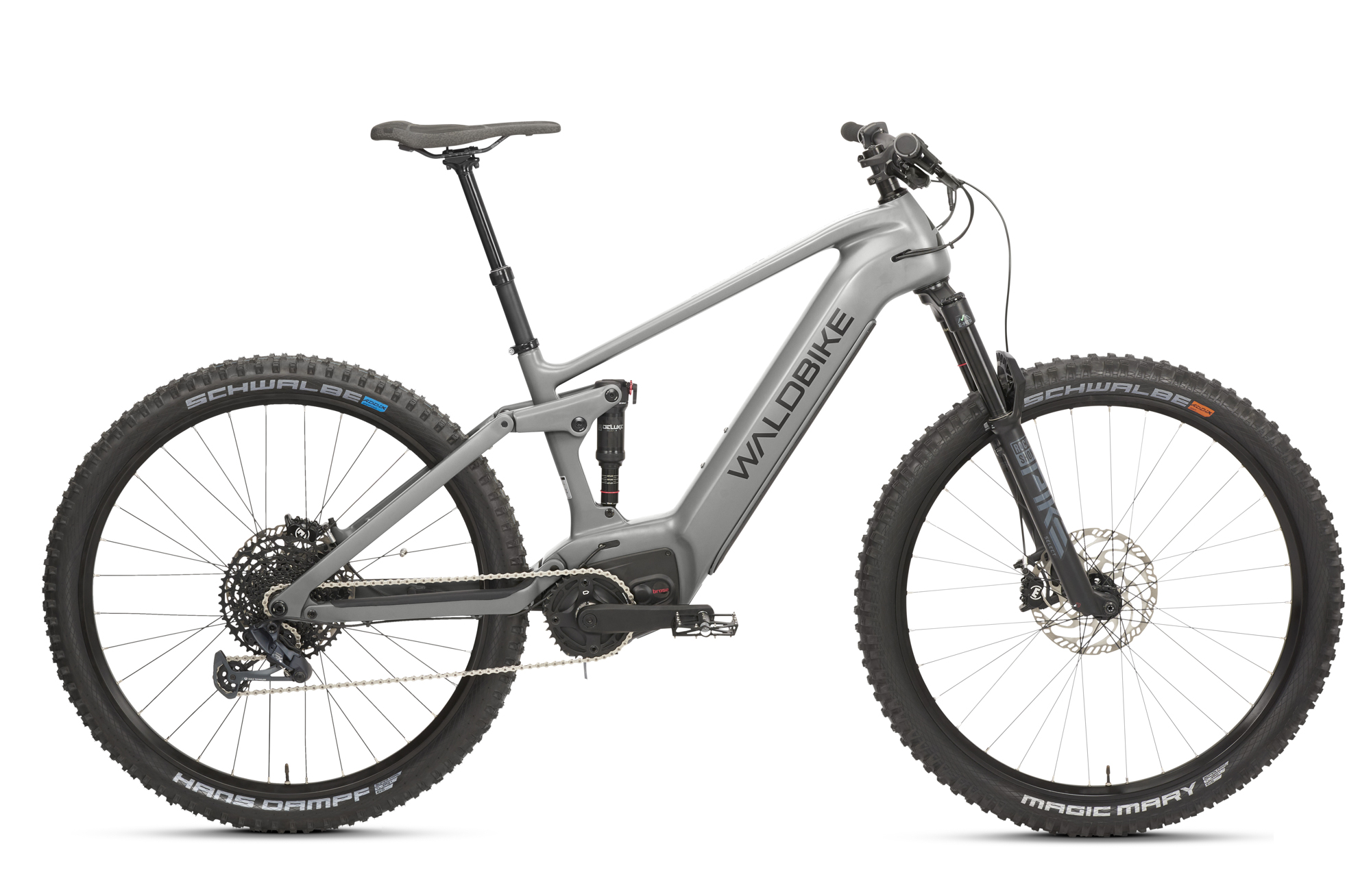 Quercus Carbon fully "S/M", All Mountain E-bike porcini grijs, WB-10002023.102.1