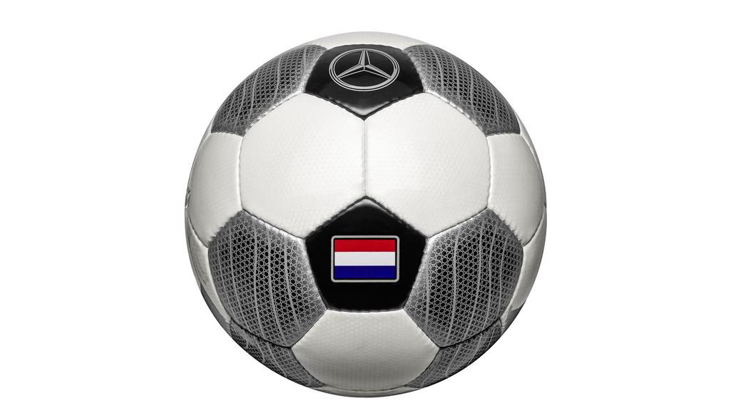 Voetbal, Nederland, wit / zilverkleurig / zwart, B66958595