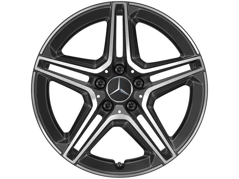 AMG 5-dubbelspaaks velg, zwart, Bridgestone, Blizzak LM001 MO, 225/45 R18 91H, winter, Q440141910970G1