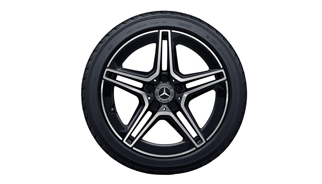 AMG 5-dubbelspaaks velg, zwart, Bridgestone, Blizzak LM001 MO, 225/45 R18 91H, winter, Q440141910970G1