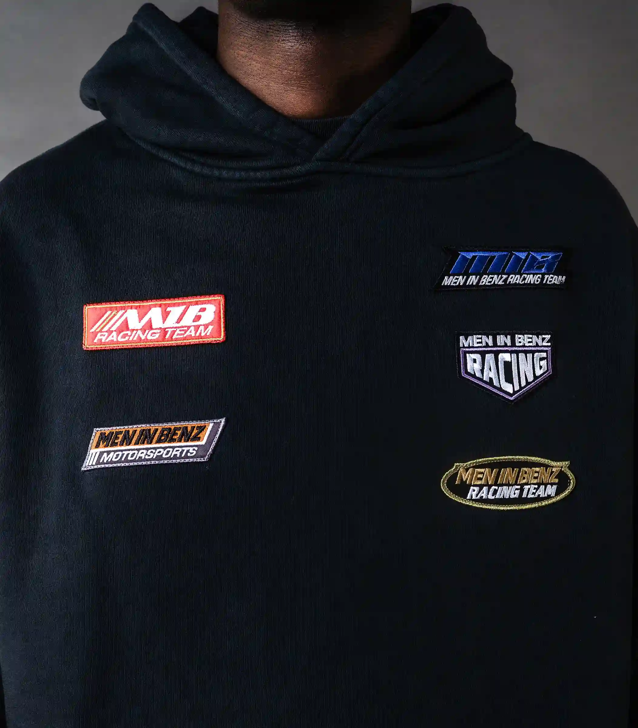 MIB Racing Team Hoodie, zwart, MIB03001B-3XL010