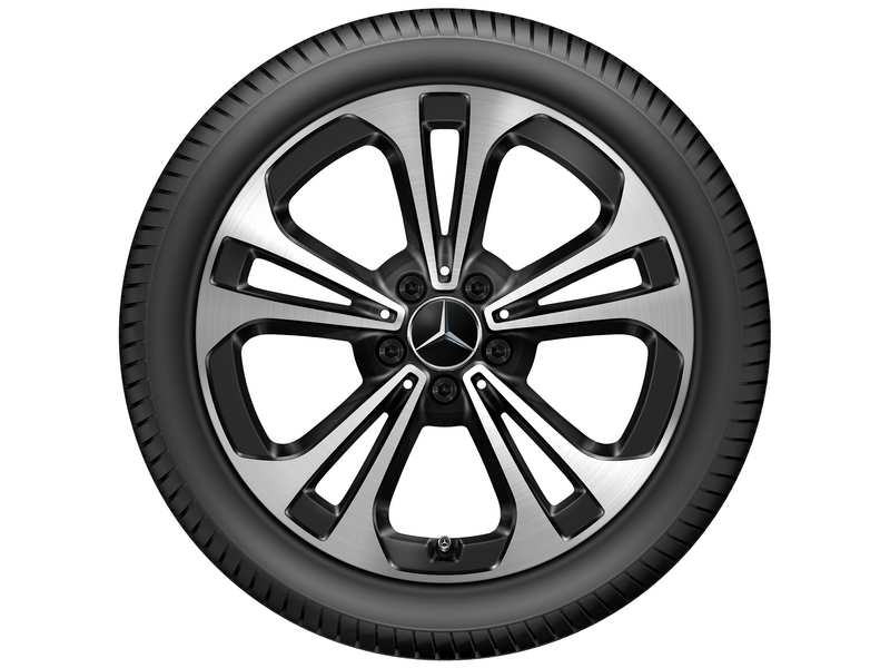 5-dubbelspaaks velg, glanzend zwart, Pirelli, Cinturato P7 C2 MO, 245/40 R18 97Y XL, zomer, Q440241710160