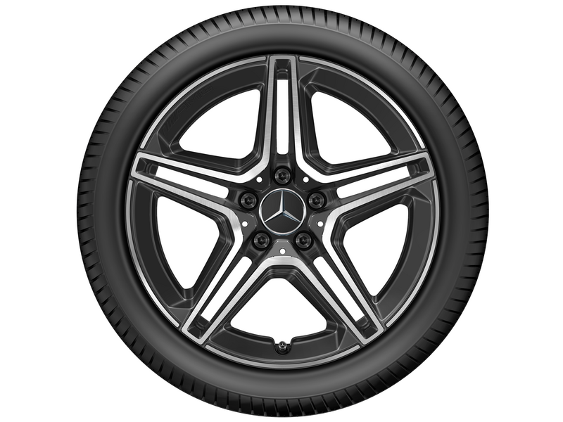 AMG 5-dubbelspaaks velg, zwart, Bridgestone, Blizzak LM001 MO, 225/45 R18 91H, winter, Q440141910970G1