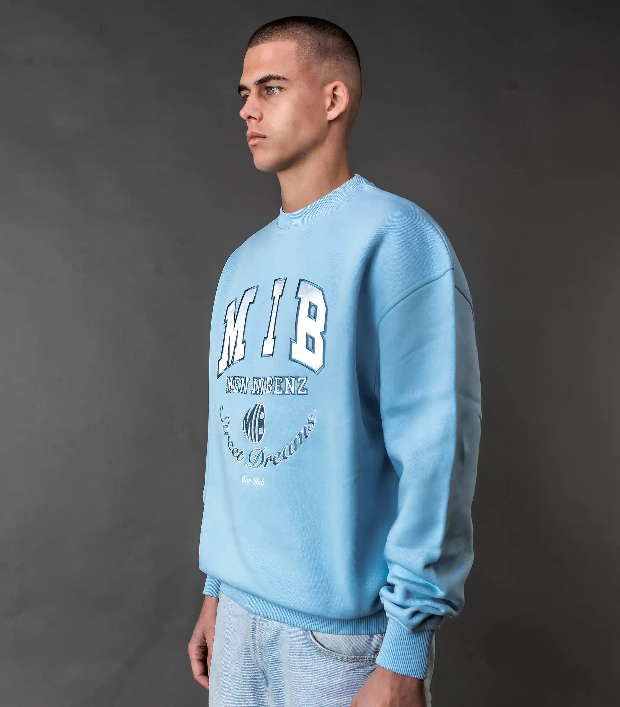 MIB Street Dreams Crewneck, blauw, MIB03008I-L00008