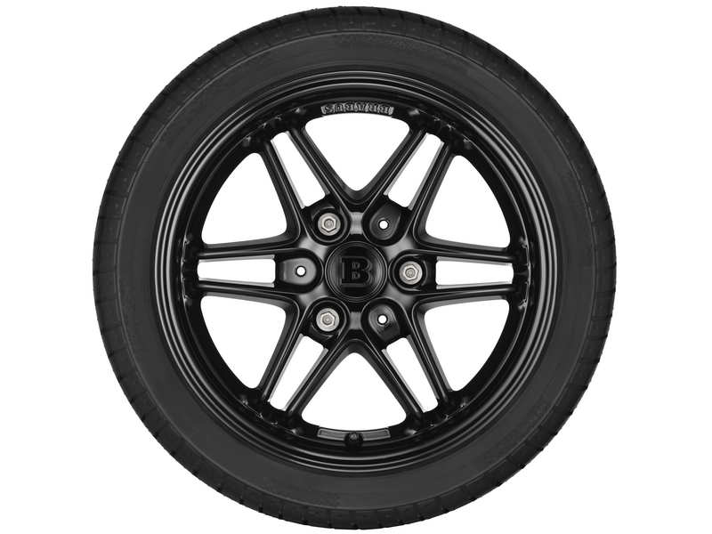 Lichtmetalen BRABUS Monoblock VII velg, 38,1 cm (15 inch), smart, 155/60 R15/, zwart, A4514013902C50B