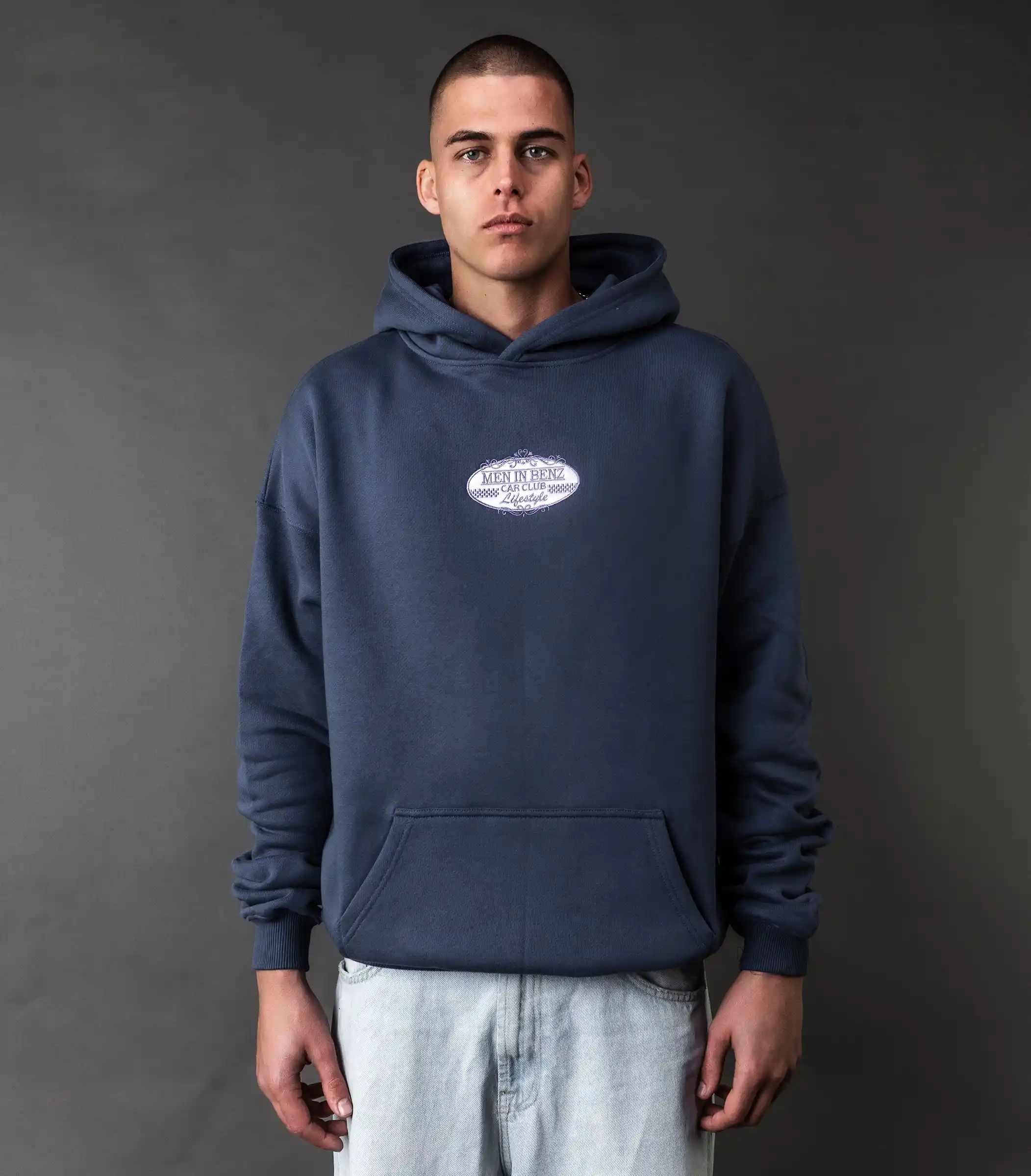 MIB Street Life hoodie, donkerblauw, MIB03001D-3XL004