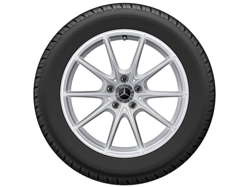 10-spaaks wiel vanadiumzilver, Bridgestone, Blizzak LM001 MO, 255/50 R18 106V XL, winter, Q440141911430G22020