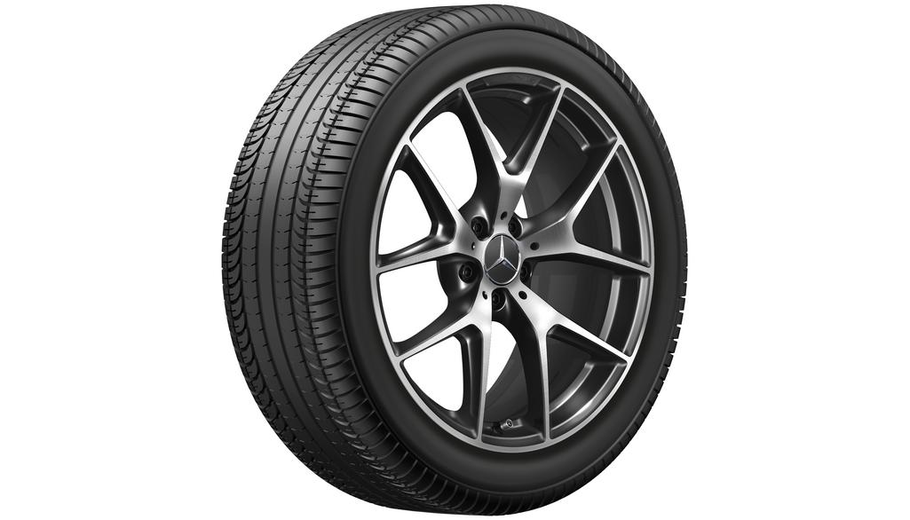 AMG-duisspaaks velg, glanzend zwart, Dunlop, Winter Sport 5 SUV MO, 285/40 R20 108V XL, Winter, Q440301210460G12020