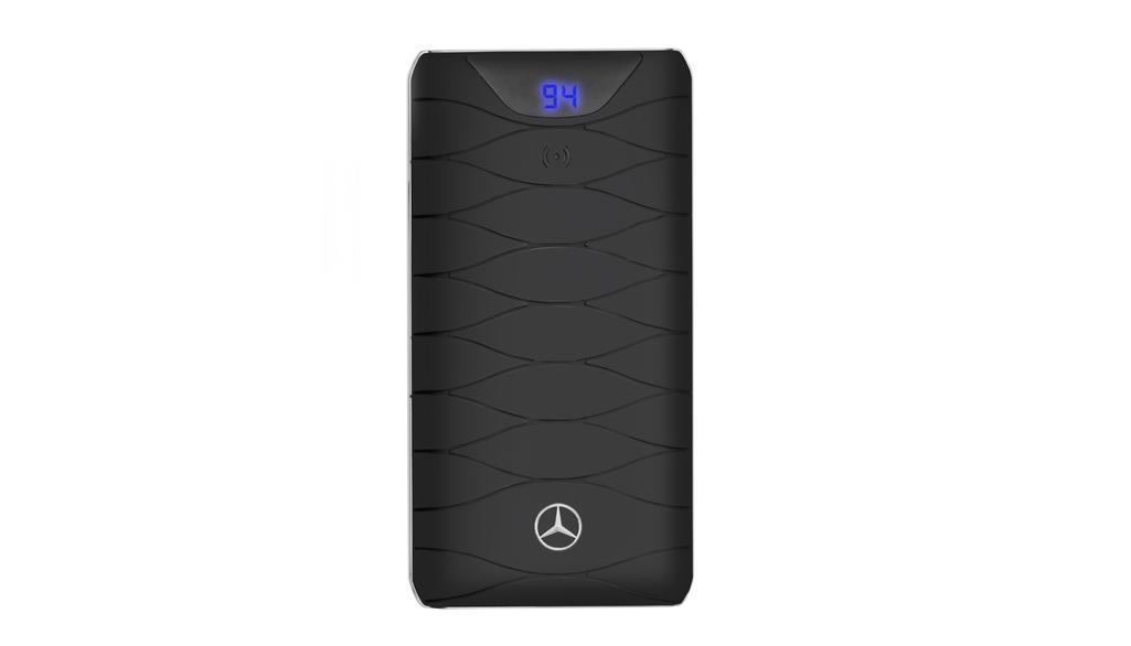 Powerbank, laadstation, zilverkleurig / zwart, B66954804