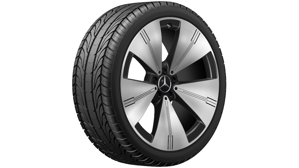 5-gaats velg, zwart, Bridgestone, Blizzak LM005 MOE-S, 265/40 R21 105H XL, winter, Q440541910340G2