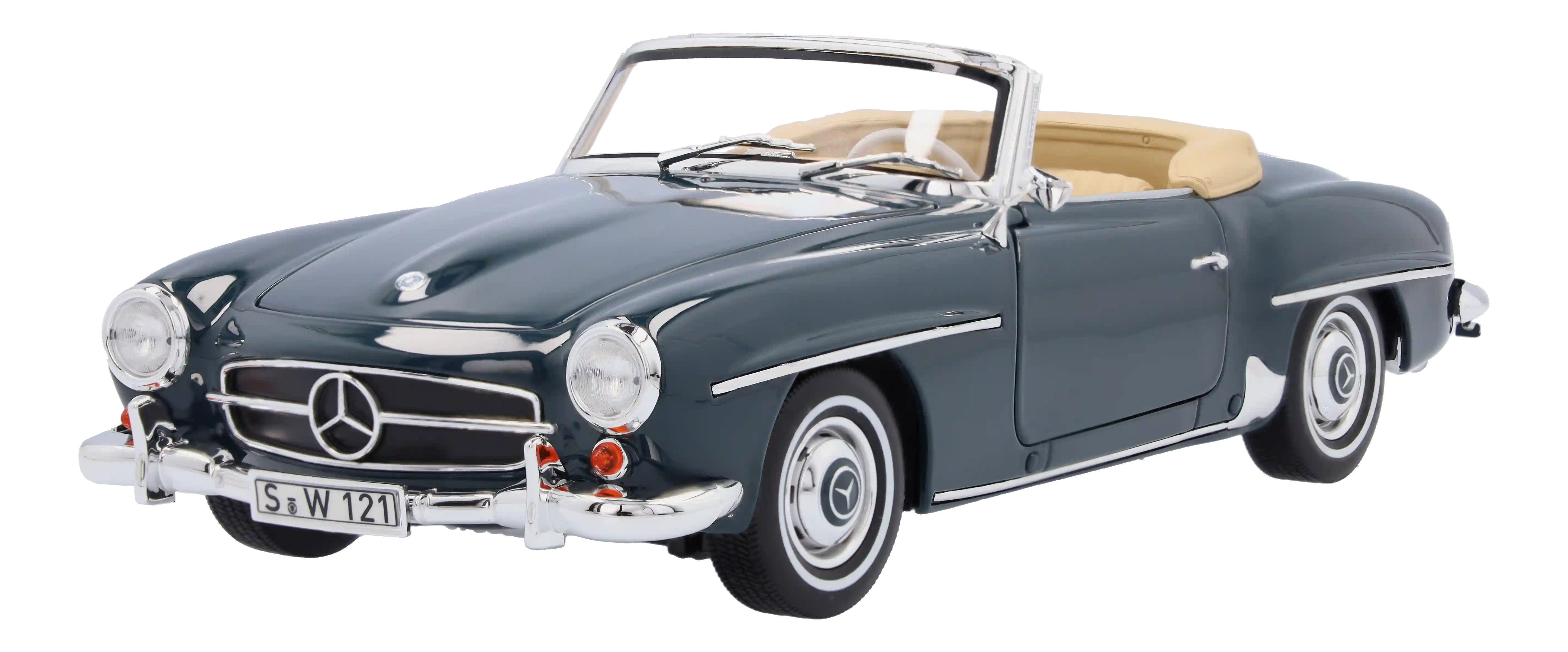 190 SL Roadster W 121 (1954-1963), grijsblauw, B66040679