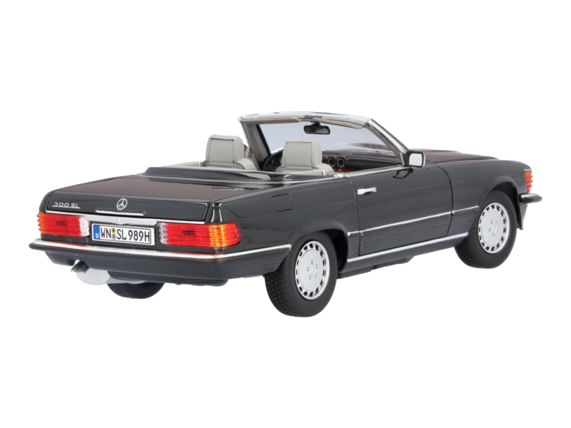 300 SL R107 (1985-1989), blauw-zwart, B66040678