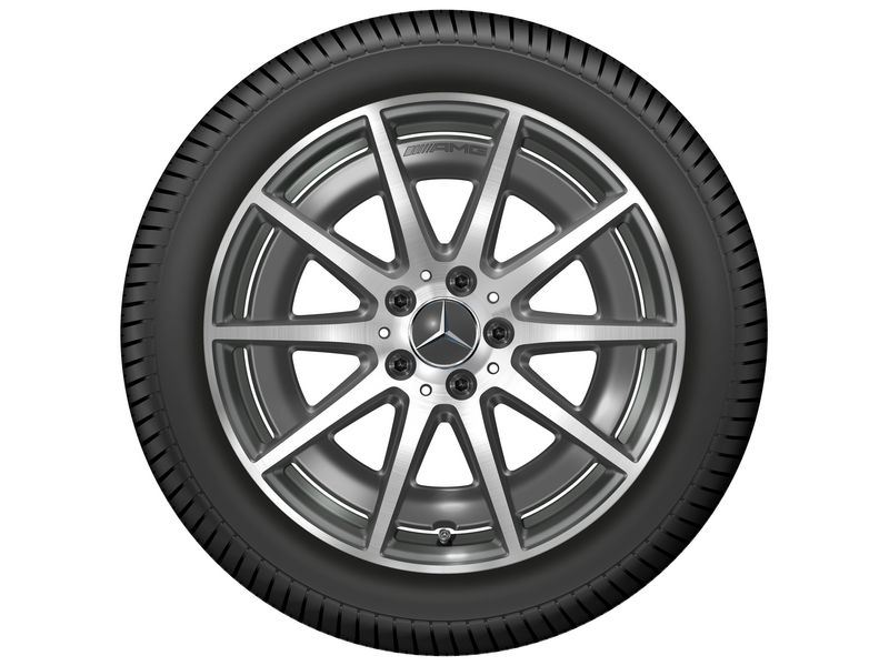 AMG 10-spaaks velg, tantaalgrijs, Michelin Pilot Alpin 5 MO1, 235/45 R18 98V XL, winter, Q440141513370