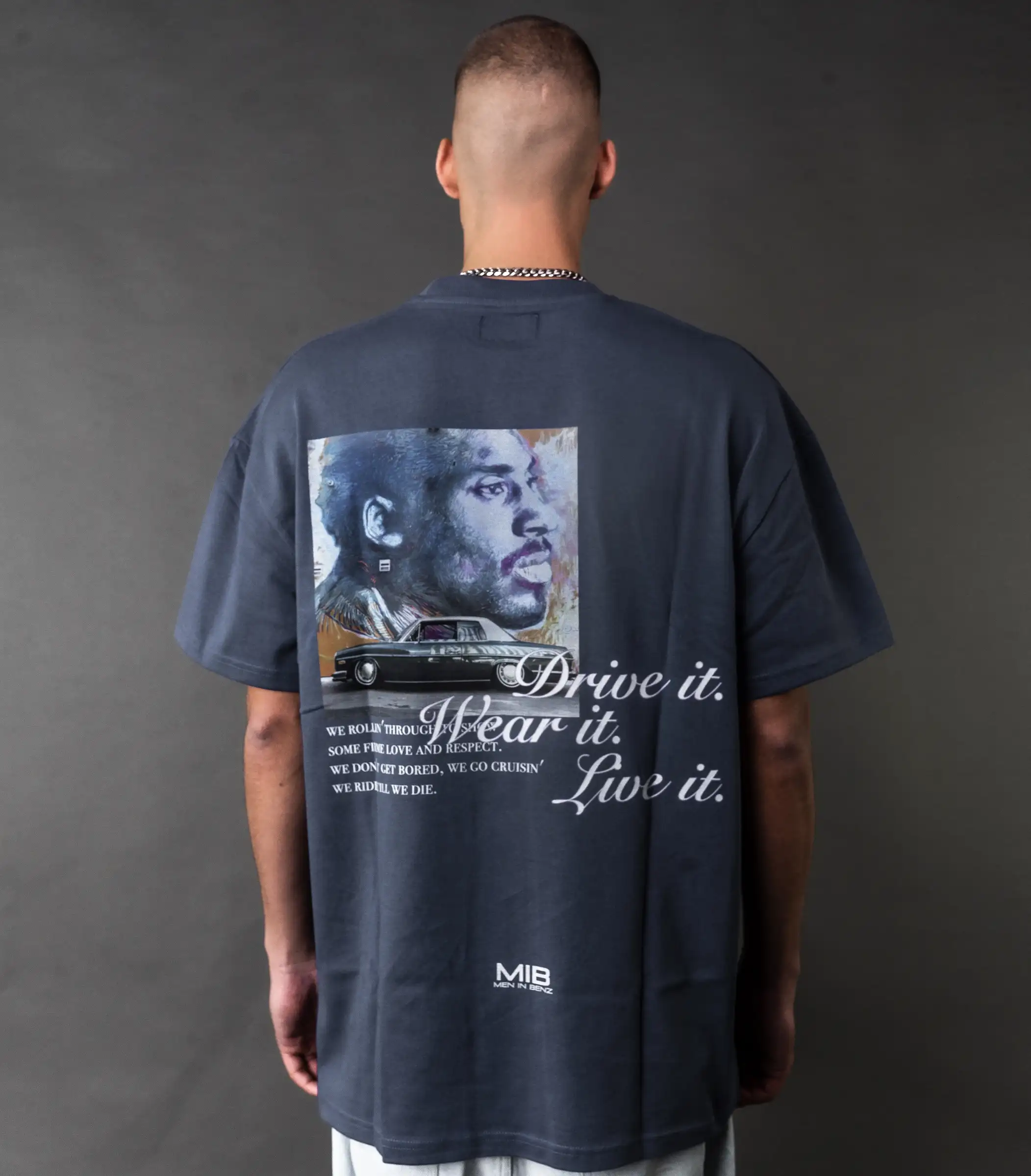 MIB Street Life overhemd, blauw, MIB03002D-3XL004