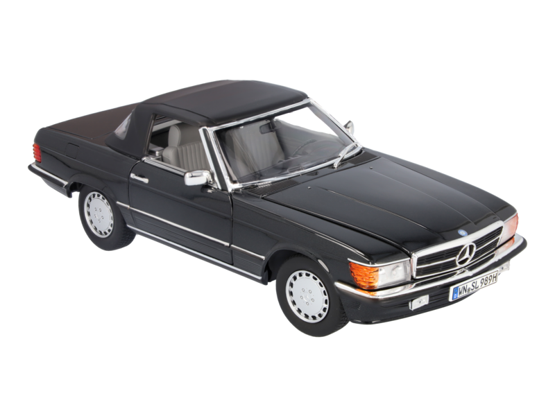 300 SL R107 (1985-1989), blauw-zwart, B66040678