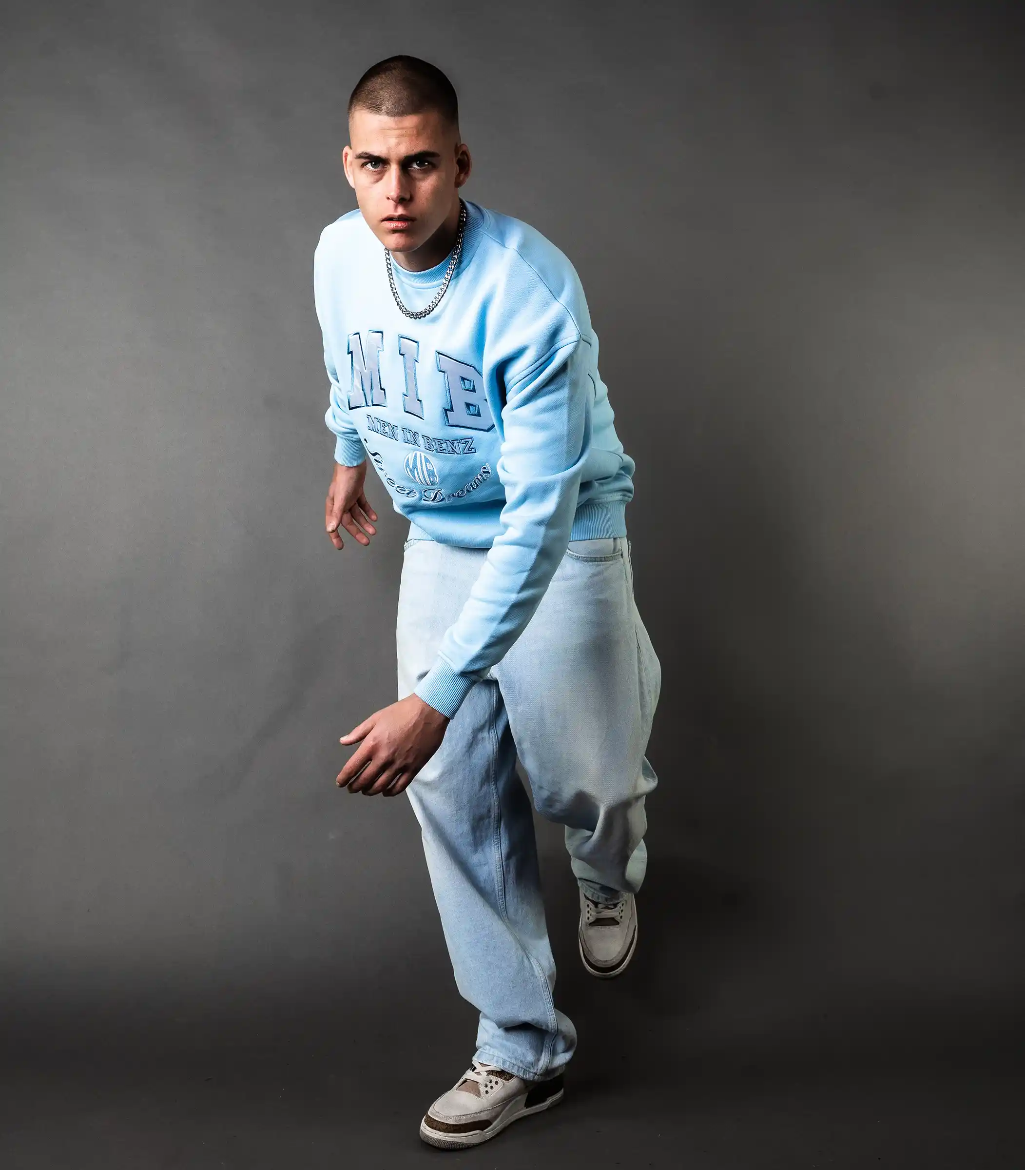 MIB Street Dreams Crewneck, blauw, MIB03008I-L00008