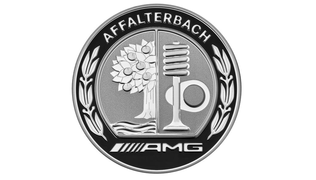 AMG wielnaafkap, met AMG embleem, (inclusief S-Klasse/ GLC/ EQB), zilverkleurig, zwart, A0004001600