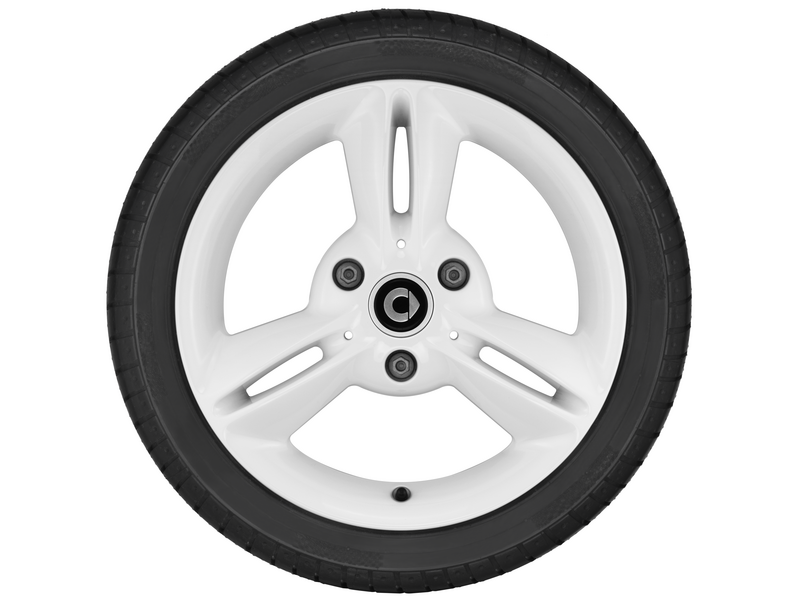 Driespaaks lichtmetalen velg, 38,1 cm (15 inch), smart, 175/55 R15/, wit, A4514015102CD5L