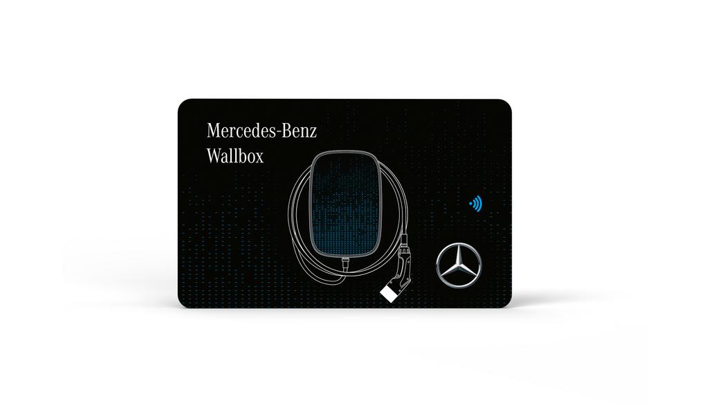 RFID-kaart voor Mercedes-Benz Wallbox, (bijv. S-Klasse/ smart/ GLC), zwart, A0009056519