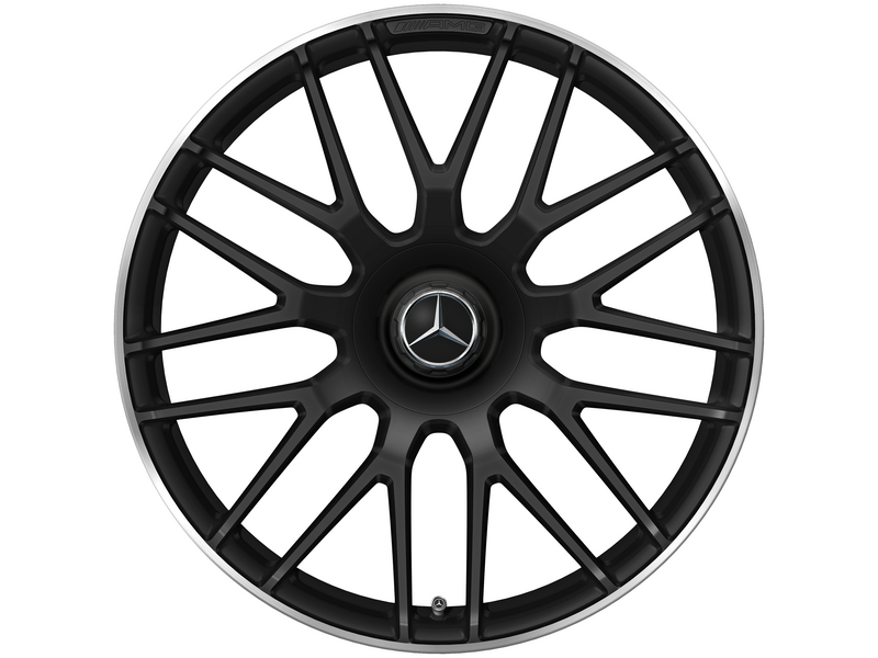 AMG-gesmede velg in kruisspaakdesign, 48,3 cm (19 inch), hoogglans velgrand, C-Klasse, 265/35 R19/, matzwart, SALEA20540118007X71