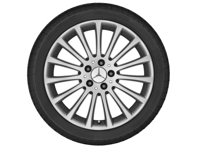 Multispaaks velg, 43,2 cm (17 inch), C-Klasse, 225/45 R17/, titaanzilver, A20440181029765