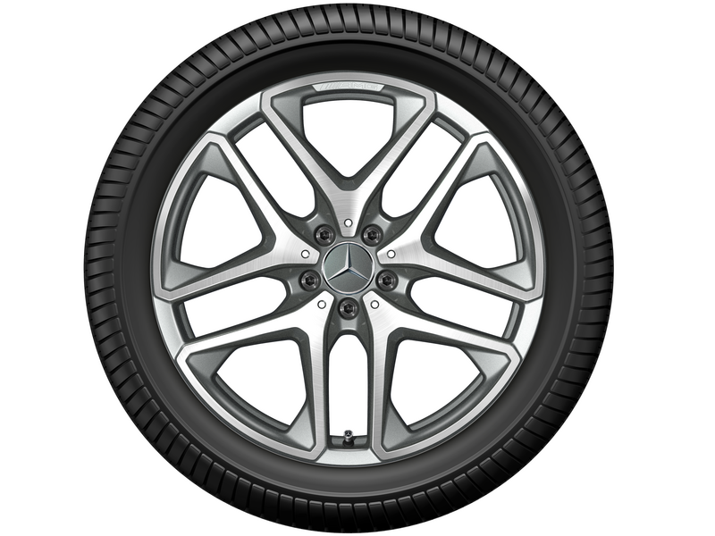 AMG 5-dubbelspaaks velg, titaangrijs, Michelin Pilot Alpin 5 SUV MO1, 295/40 R20 110V XL, winter, Q440301510570G2