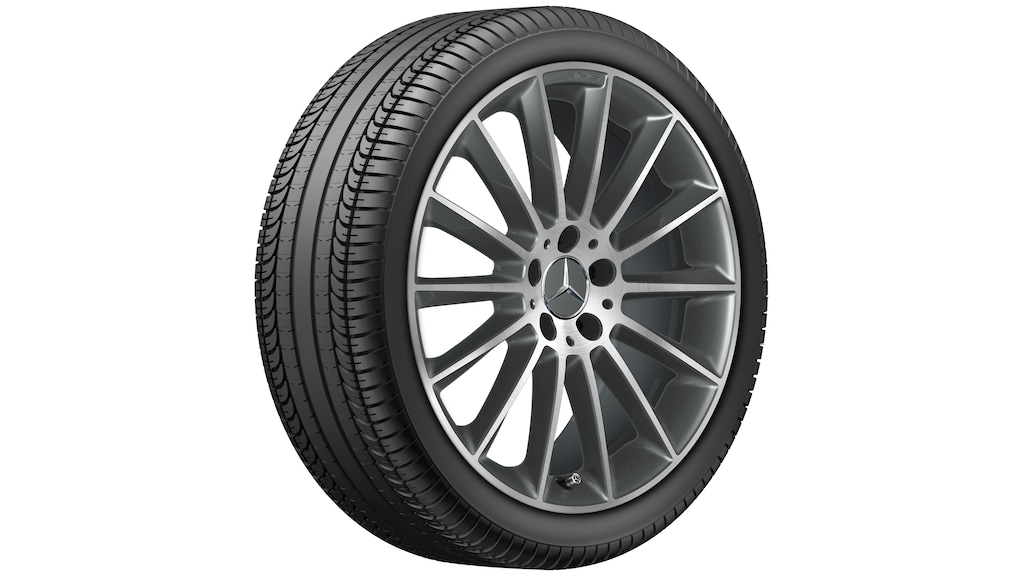 AMG-dubbelspaaks velg, titaangrijs, gepolijst, Pirelli, W SottoZero 3 MO, 225/40 R19 93H XL, winter, Q440141713610G2