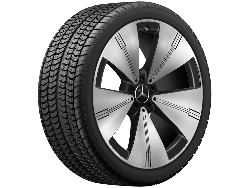 5-gaats velg, zwart, Bridgestone, Blizzak LM005 MOE-S, 265/40 R21 105H XL, winter, Q440541910340G2