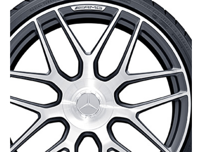 AMG gesmede velg in kruisspaaks design, 53,3 cm (21 inch), hoogglans, AMG GT, 315/30 R21/, titaniumgrijs, A29040109007X21