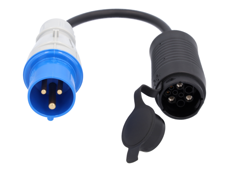 Flexibel laadsysteem Pro, adapter, CEE 16/1-fase, (bijv. S-Klasse/ smart/ GLC), zwart, A0008212302