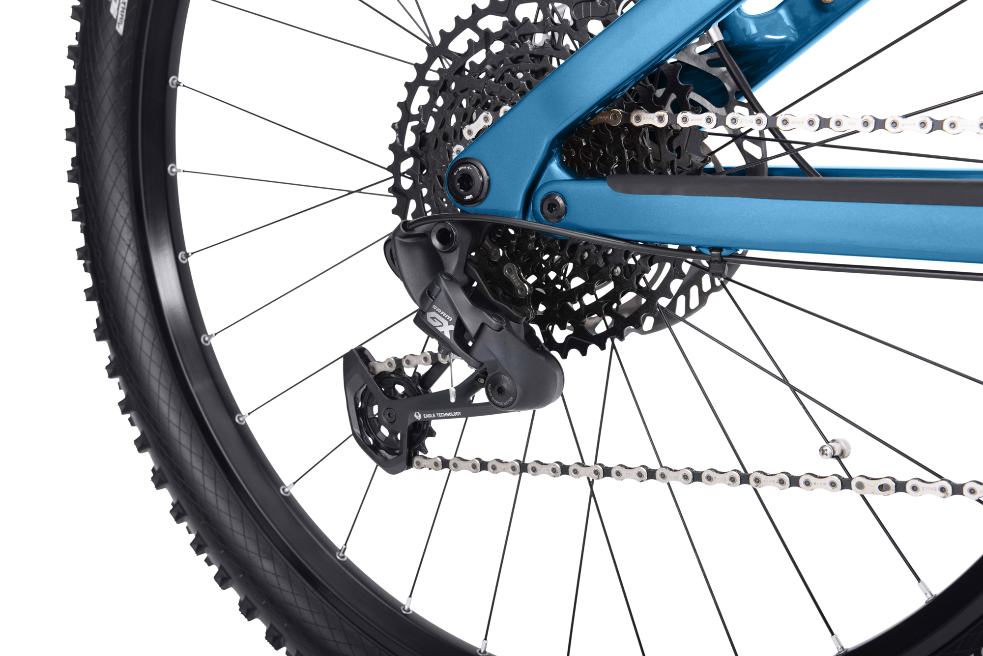 Quercus Carbon volledig "L/XL", All Mountain E-bike bosbes blauw, WB-10002023.100.3