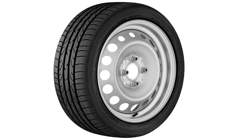 Stalen velg, smart, 165/65 R15/, zwart, A4534010100