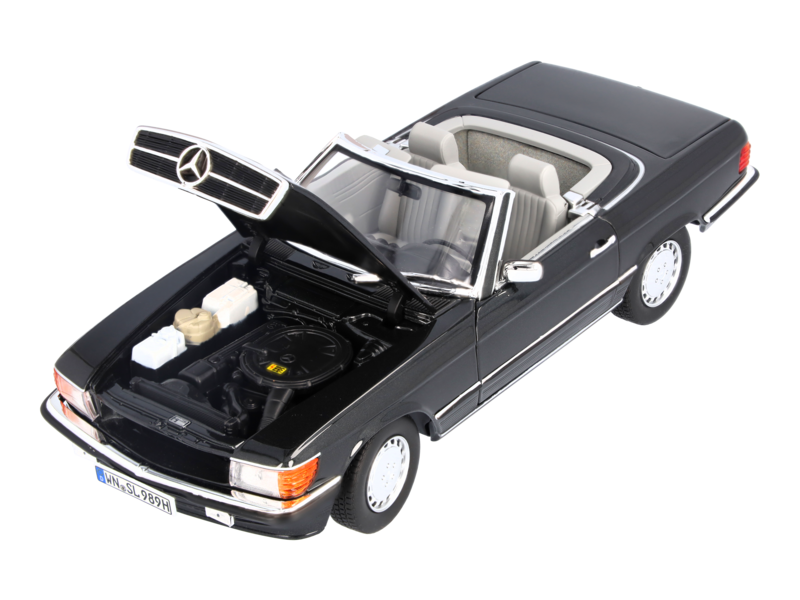 300 SL R107 (1985-1989), blauw-zwart, B66040678