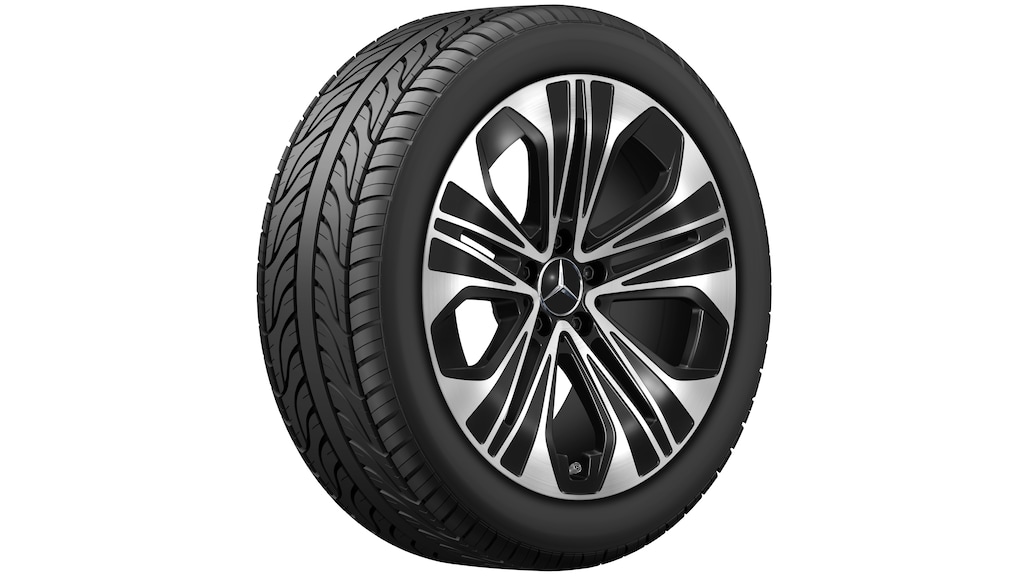 5-spaaks velg, glanzend zwart, Continental, WinterContact TS 860 S MO, 245/45 R19 102H XL, Winter, Q44014111359A