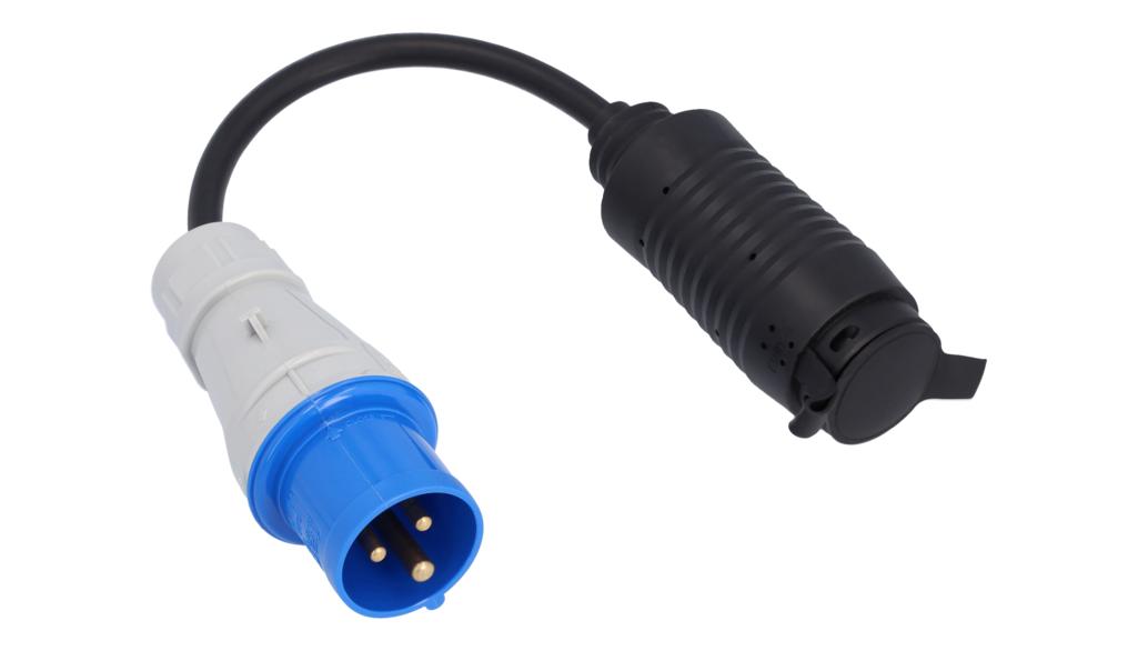 Flexibel laadsysteem Pro, adapter, CEE 16/1-fase, (bijv. S-Klasse/ smart/ GLC), zwart, A0008212302