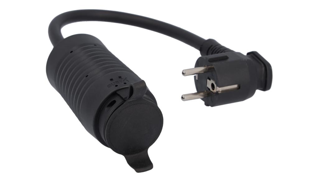 Flexibel laadsysteem Pro, adapter, type E/F (EU), (bijv. S-Klasse/ smart/ GLC), zwart, A0008211902