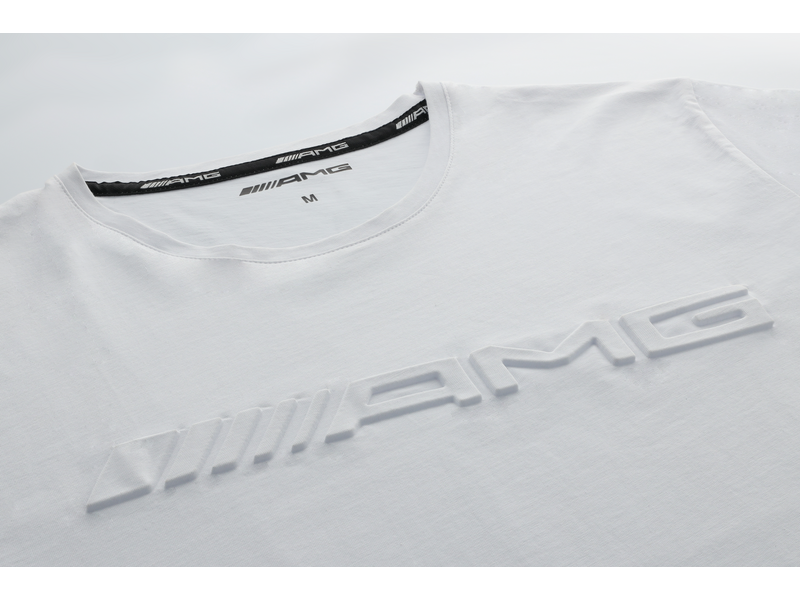 AMG T-shirt voor heren, wit, B66958905