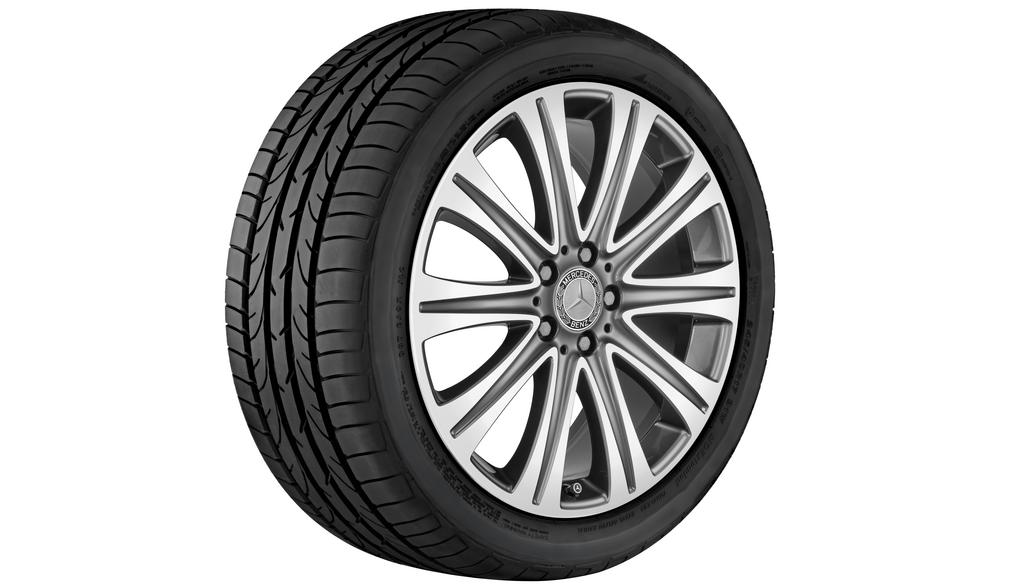 10-spaaks velg Tremolit metallic gepolijst, Pirelli, W SottoZero 3 MOE, 245/40 R19 98V XL, Winter, Q440541710390G2