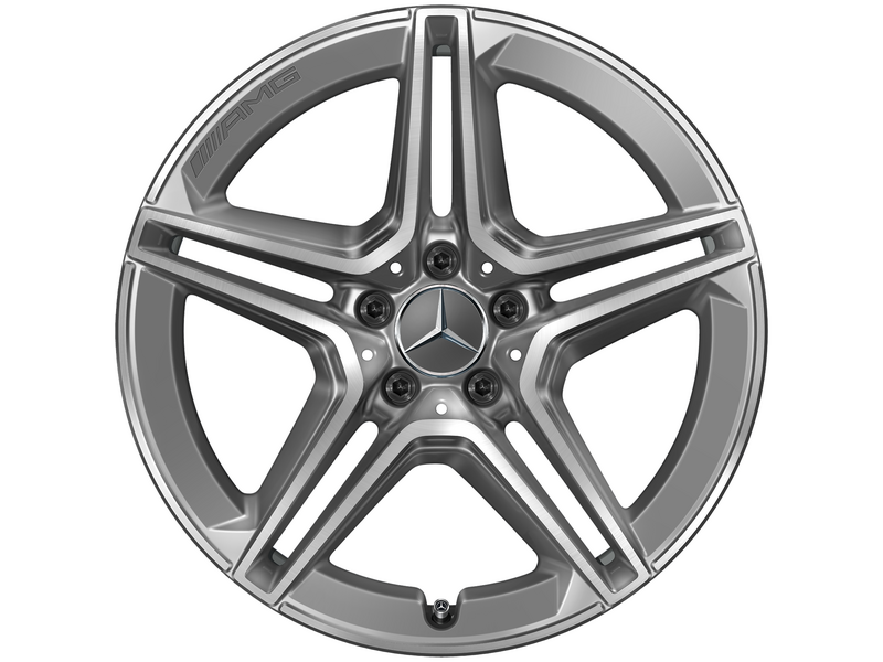 AMG 5-dubbelspaaks velg gepolijst tantaalgrijs, Bridgestone, Blizzak LM001 MO, 235/50 R19 99H, winter, Q440141911370G12020