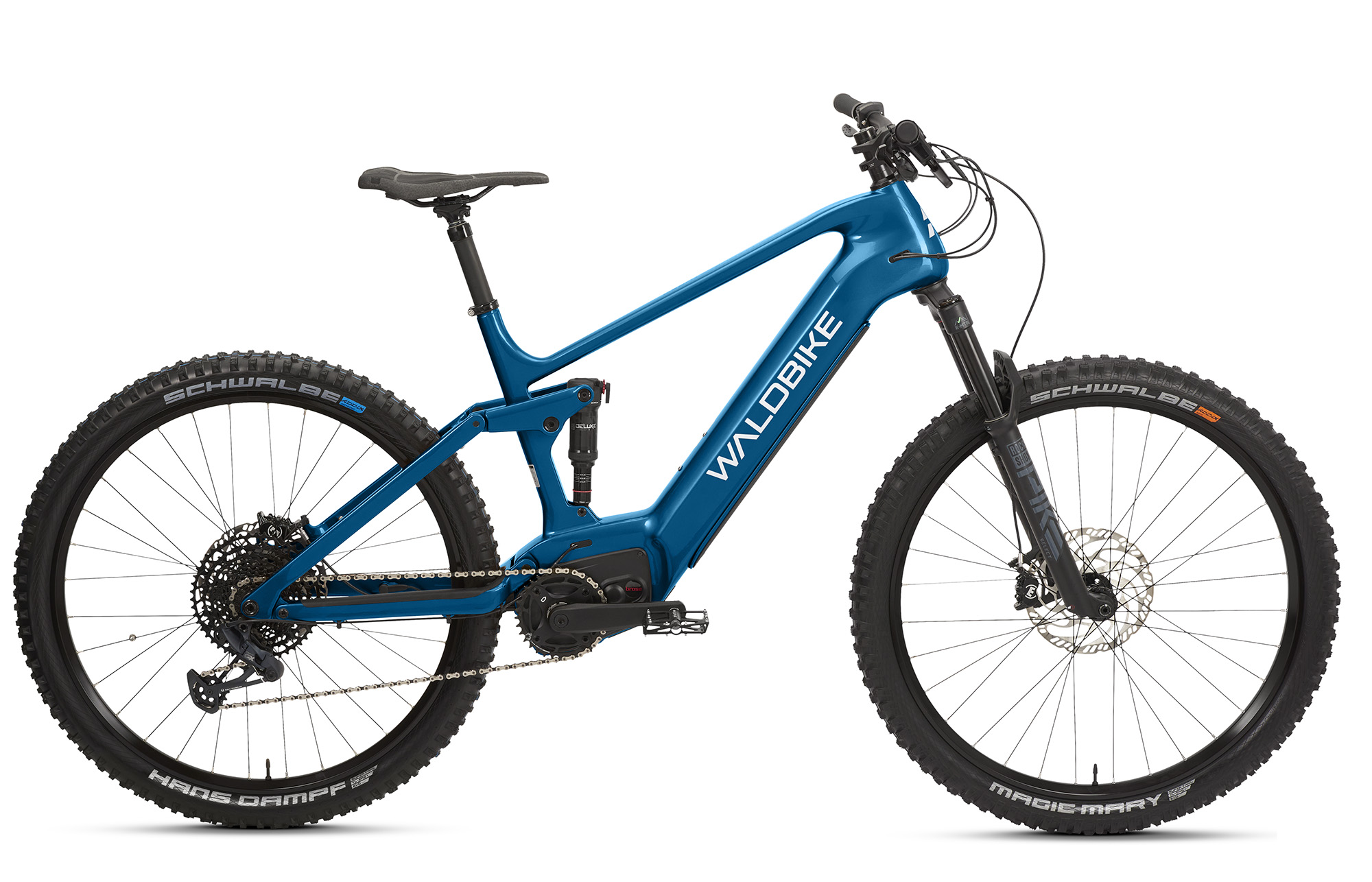 Quercus Carbon volledig "L/XL", All Mountain E-bike bosbes blauw, WB-10002023.100.3