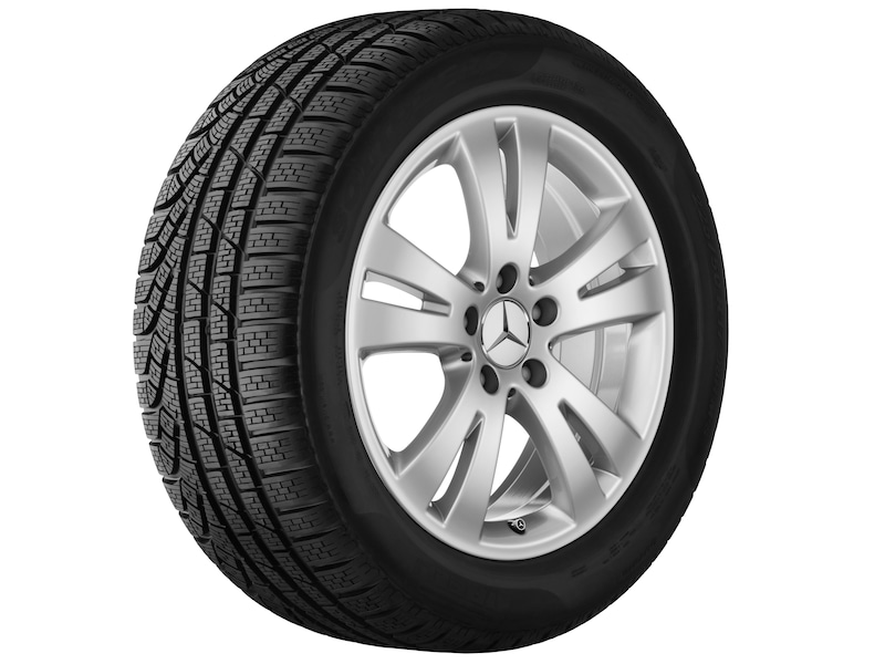 5-dubbelspaaks velg, 43,2 cm (17 inch), C-Klasse, 225/45 R17/, titaanzilver, A20440104029765